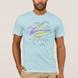 Camiseta peptídeo KARL, tema AUC, texto personalizado, clar