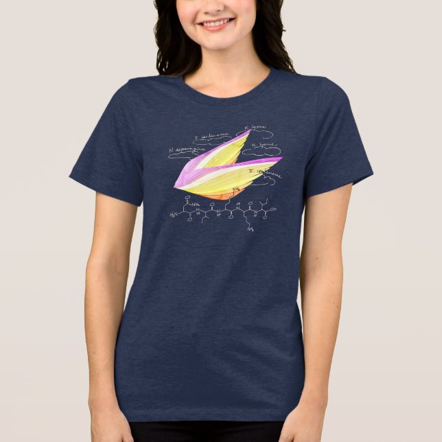 Camiseta peptídeo NIKKI, tema AUC, texto personalizado, esc (Frente)