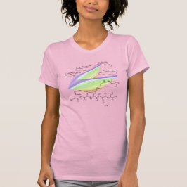 Camiseta peptídeo NIKKI, tema AUC, texto personalizado, luz