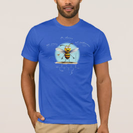 Camiseta Peptídeo SAM, Abelha-9 com texto personalizado, es
