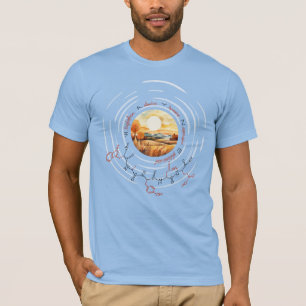 Camiseta peptídeo WAYNE, Lua 4 c/ texto personalizado, clar