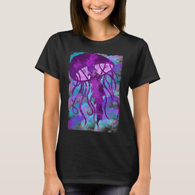 Camiseta Pequena água-viva (Frente)