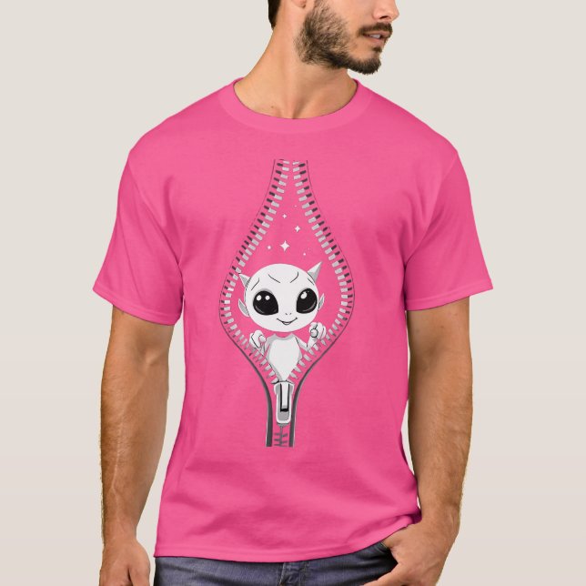 Camiseta Pequena Alienígena (Frente)