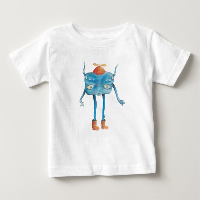 Camiseta Pequena Alienígena Pi (Frente)