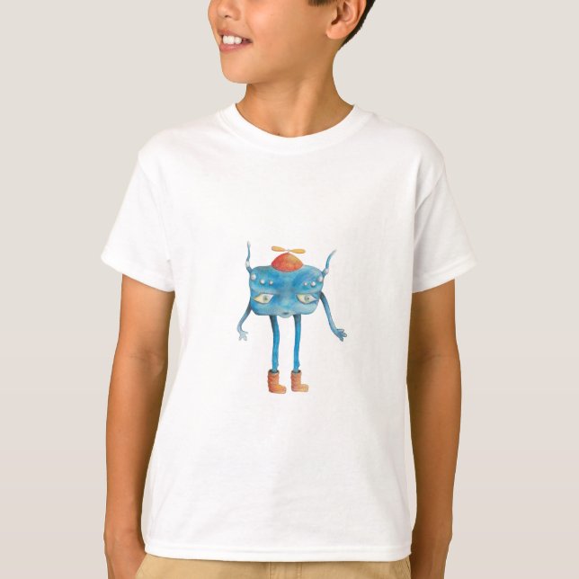 Camiseta Pequena Alienígena Pi (Frente)