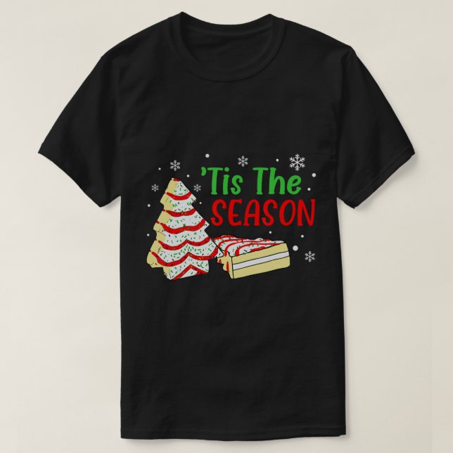 Camiseta Pequena Árvore De Natal Faz Debbie (Frente do Design)