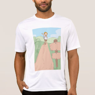 Camiseta Pequena Aventura de Caminhada do Explorador