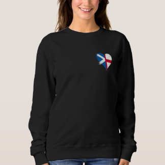 Camiseta Pequena bandeira da Escócia Inglaterra é Legal Um