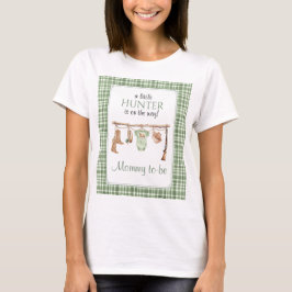 Camiseta Pequena Caçadora Mamãe Futurama Gravidez 