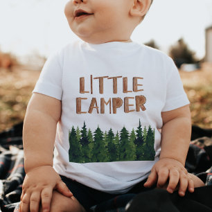 Camiseta Pequena Camper Watercolor Woodland