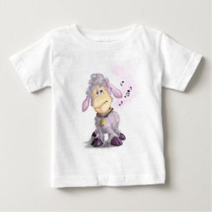 Camiseta Pequena carneira com célula -