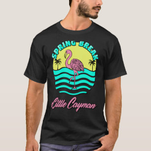 Camiseta Pequena Cayman Spring Break Família Gráfica Sunset