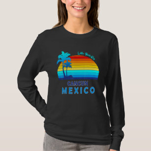 Camiseta Pequena Chave de Torção Cancun México Retro Tropic