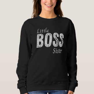 Camiseta Pequena Chefe Irmã Bebê Crianças Menina Bebe Madri