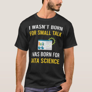 Camiseta Pequena Ciência de Dados de Conversação