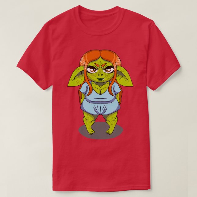 Camiseta Pequena cor de gobbo (Frente do Design)