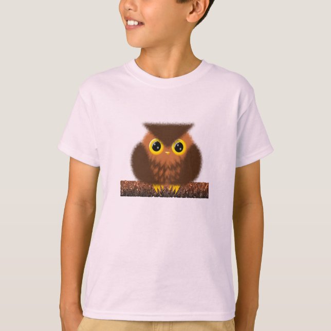 Camiseta Pequena Coruja (Frente)
