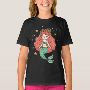 Camiseta Pequena Cura Submarina Sereia