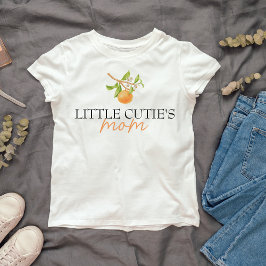 Camiseta Pequena Cutie Correspondendo Mãe para ser