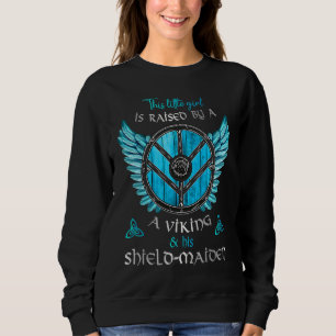 Camiseta Pequena Donzela do Escudo Criada por um Viking e u