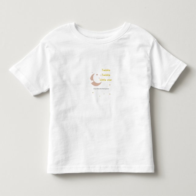 Camiseta Pequena estrela do brilho (Frente)