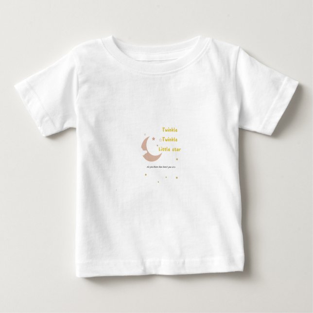 Camiseta Pequena estrela do brilho (Frente)