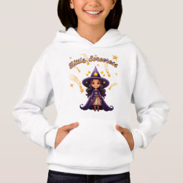 Camiseta Pequena Feiticeira – Capuz de Halloween para Crian