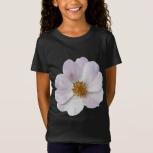 Camiseta Pequena flor rosa