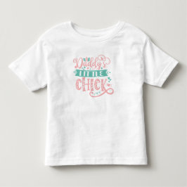 Camiseta Pequena Franguinha do Papai, Doce e Feminina Pásco