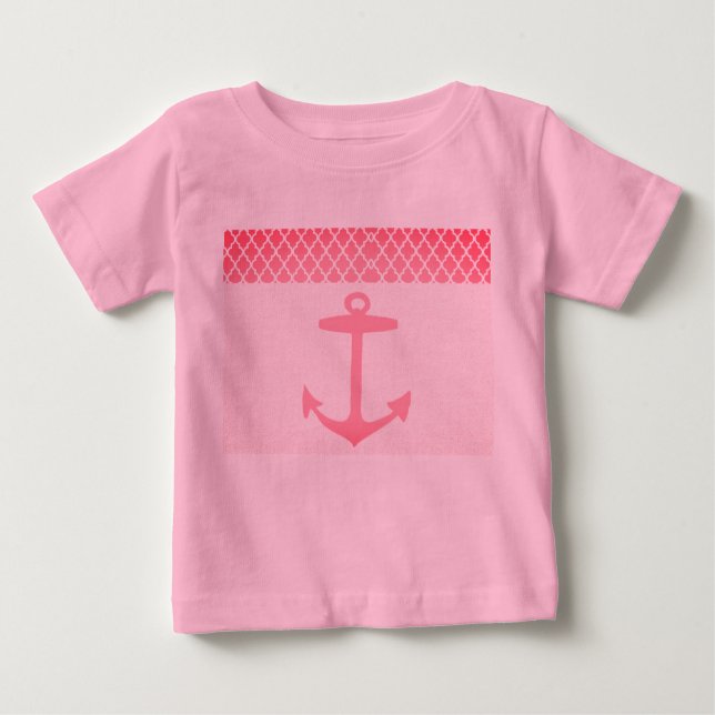 Camiseta Pequena Garota Marinha (Frente)