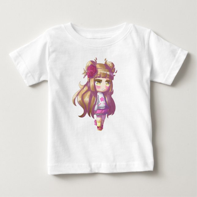 Camiseta Pequena Garota Tímida (Frente)