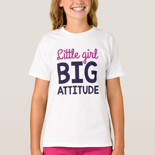 Camiseta Pequena Grande Atitude (Frente)