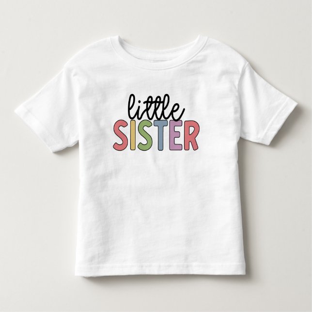 Camiseta Pequena Irmã Cute Matando Irmãos Bebê (Frente)
