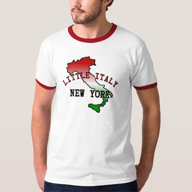 Camiseta Pequena Itália Nova York (Frente)