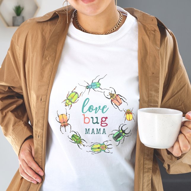 Camiseta Pequena Lovebug Mãe para ser gentil (Criador carregado)