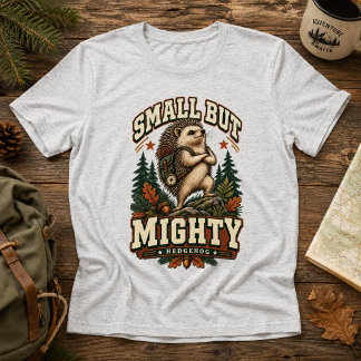 Camiseta Pequena, mas Poderosa Aventura Retro de Ouriço Cac