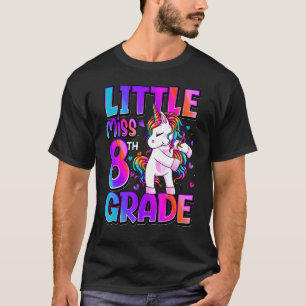 Camiseta Pequena Miss 8º Grau Unicórnio De Volta À 8ª Obra