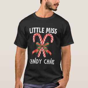 Camiseta Pequena Miss Candy Cane Maldita Cristma Feia