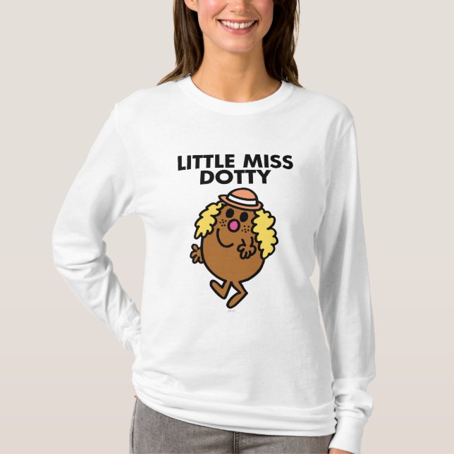 Camiseta Pequena Miss Dotty Waving (Frente)