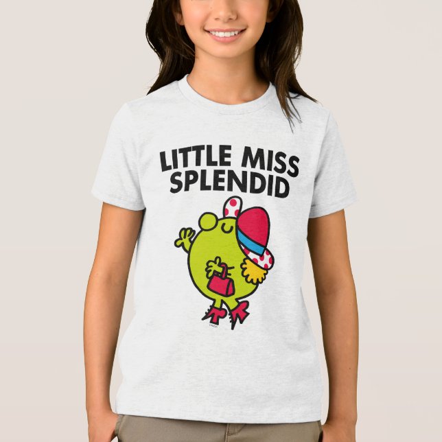 Camiseta Pequena Miss Esplendi | Letra negra (Frente)