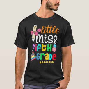 Camiseta Pequena Miss Quinto Ano De Volta À 5