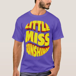 Camiseta Pequena Miss Sunshine Typografia