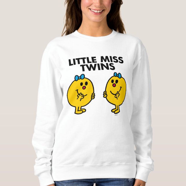 Camiseta Pequena Miss Twins | Duas Diversão Muito Divertida (Frente)