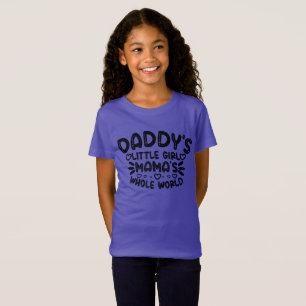 Camiseta Pequena pai Mamas no Mundo Inteiro