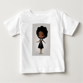 Camiseta Pequena Princesa Afro