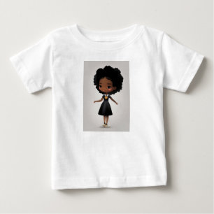 Camiseta Pequena Princesa Afro