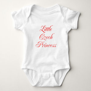 Camiseta Pequena Princesa Checa