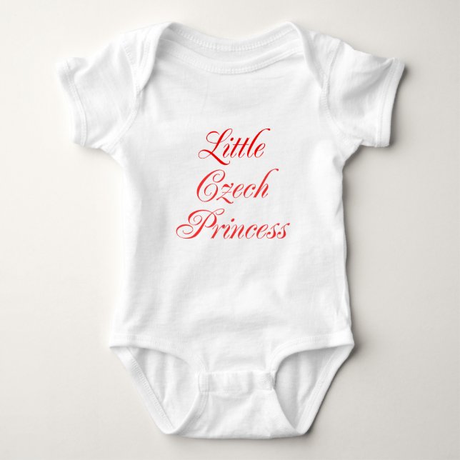Camiseta Pequena Princesa Checa (Frente)
