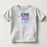 Pequena Princesa Design Flamingo Rosa - Roupa de C