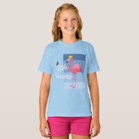 Pequena Princesa Rosa Flamingo Design - Bacia Meni